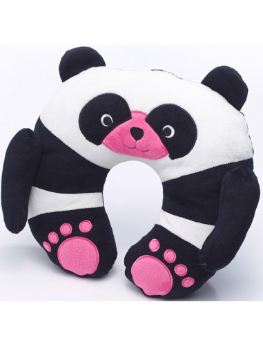 Travel blue poduszka podróżna dziecęca panda chi chi