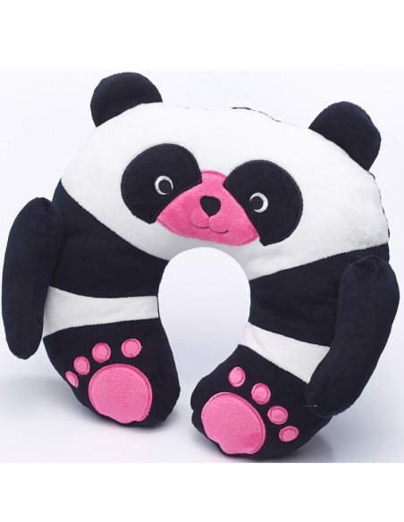 Travel blue poduszka podróżna dziecęca panda chi chi