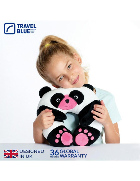 Travel blue poduszka podróżna dziecęca panda chi chi