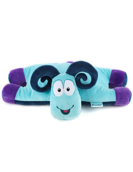 Travel blue poduszka podróżna dziecęca baranek sammy