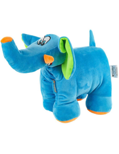Travel blue poduszka podróżna dziecęca slonik trunky