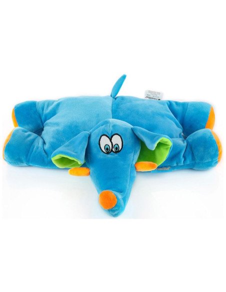 Travel blue poduszka podróżna dziecęca slonik trunky