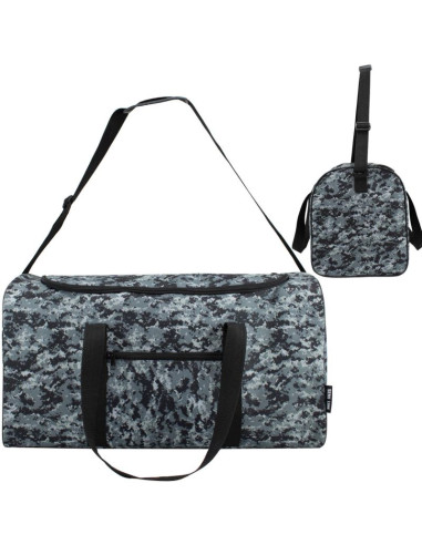 Torba fitness/podróżna a3032 czarne moro semi line