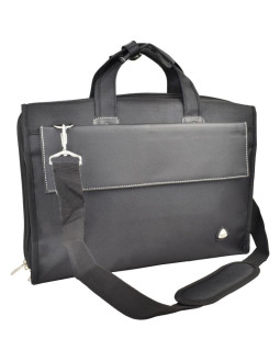 Torba z opcją na laptop czarna semi line