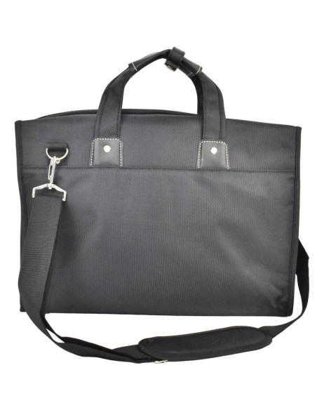 Torba z opcją na laptop czarna semi line