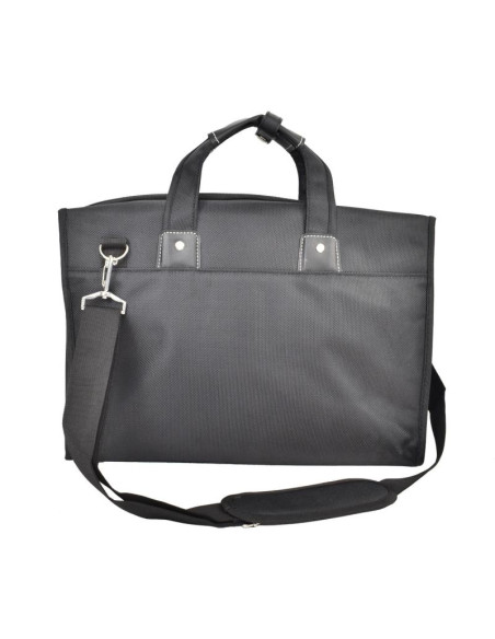 Torba z opcją na laptop czarna semi line