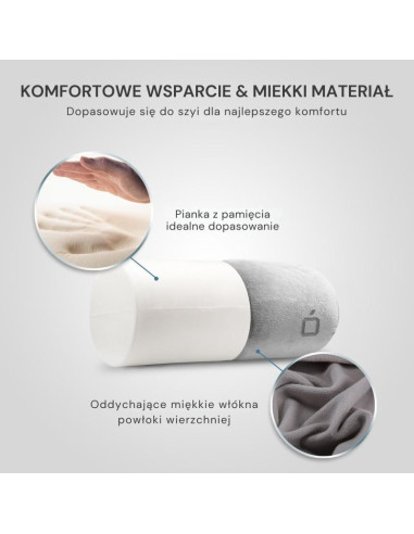 Poduszka pod głowe walec mały anomeo