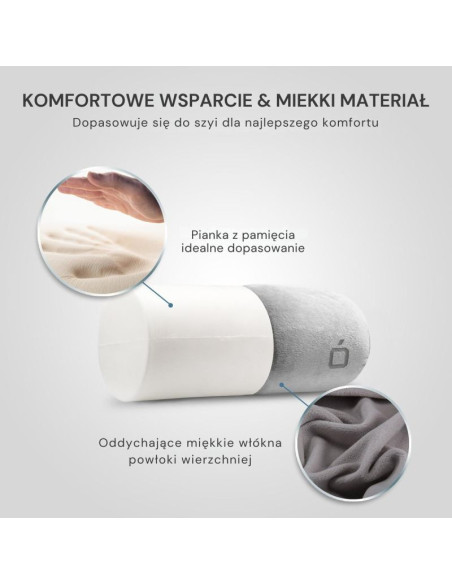 Poduszka pod głowe walec mały anomeo