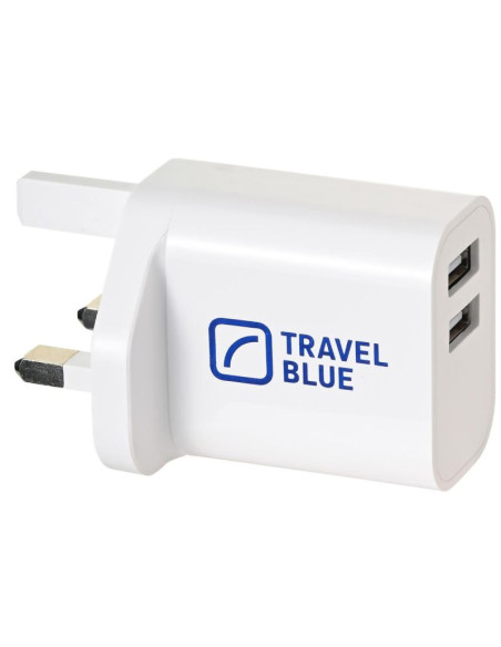 Travel blue ładowarka sieciowa 2 usb uk