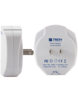Travel blue ładowarka sieciowa 2 usb - usa 2