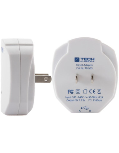 Travel blue ładowarka sieciowa 2 usb - usa