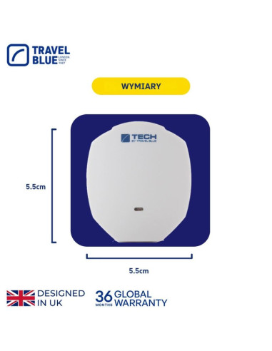 Travel blue ładowarka sieciowa 2 usb - usa