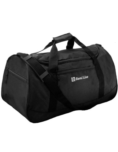 Torba sportowa a3043 czarna semi line