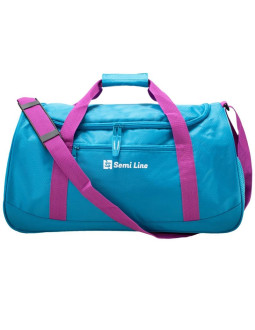 Torba sportowa a3043 niebiesko-fioletowa semi line 2
