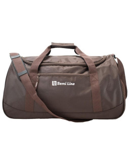 Torba sportowa a3043 brązowa semi line 2