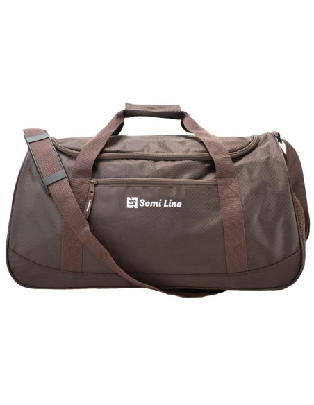 Torba sportowa a3043 brązowa semi line