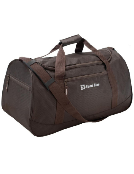 Torba sportowa a3043 brązowa semi line