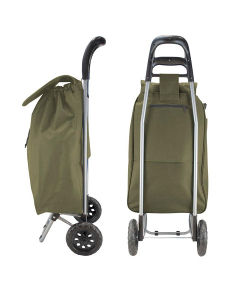 Wózek zakupowy khaki semi line
