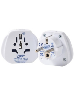 Travel blue przejściówka adapter uniwersalna świat -  shucko 2szt 2