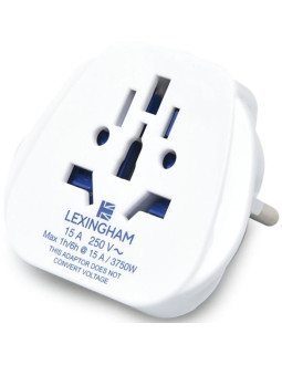 Lexingham przejściówka adapter uniwersalna świat-  eu shucko 2szt 2