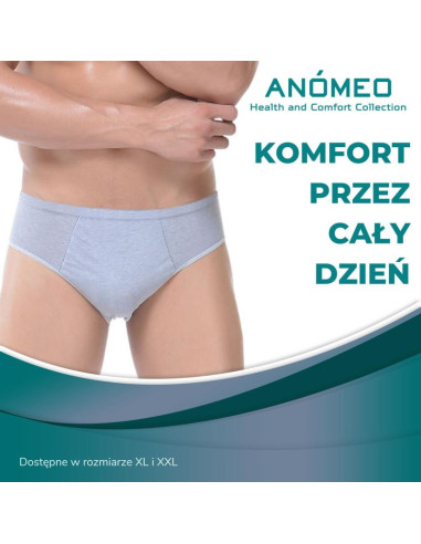Bielizna jednorazowa męska anomeo (bawełniana) xxl - 6szt