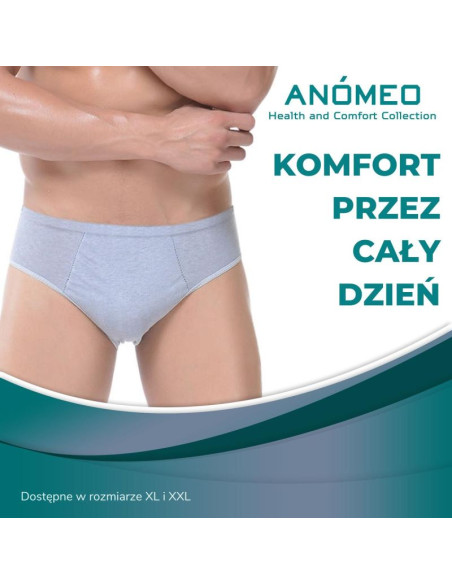 Bielizna jednorazowa męska anomeo (bawełniana) xxl - 6szt