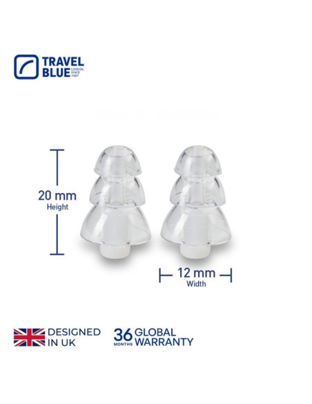 Travel blue zatyczki silikonowe do uszu