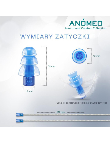 Zatyczki do uszu anomeo - pływanie