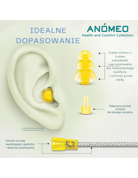 Zatyczki do uszu anomeo - professional