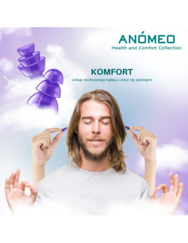 Zatyczki do uszu anomeo - relax