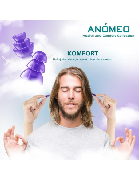 Zatyczki do uszu anomeo - relax