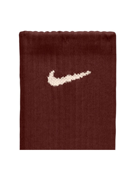 Skarpety nike everyday cushioned crew 3 pary brązowe, beżowe, różowe sx7664 915