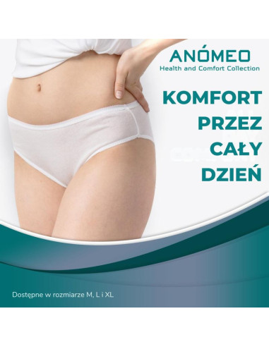 Bielizna jednorazowa damska anomeo (bawełniana) m - 6szt