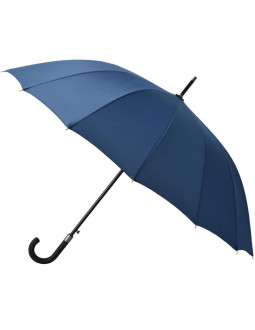 Parasol długi półautomatyczny 16 żeber granatowy semi line