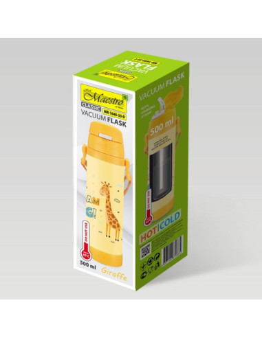 Kubek termiczny dla dzieci 500 ml "giraffe" maestro