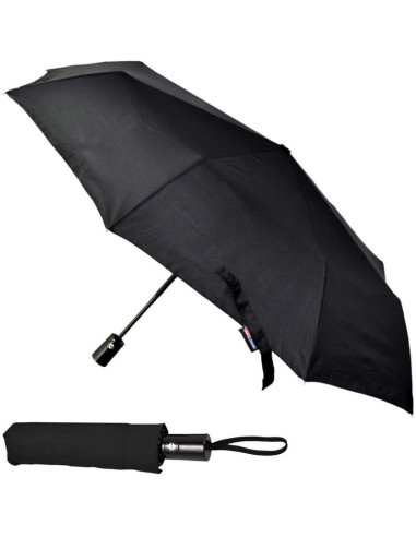 Parasol krótki automatyczny czarny semi line