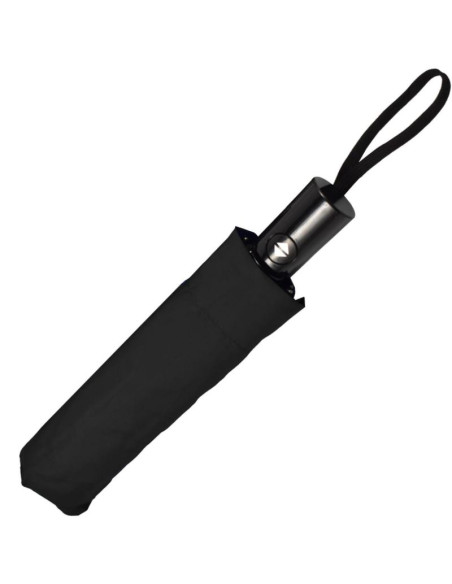 Parasol krótki automatyczny czarny semi line