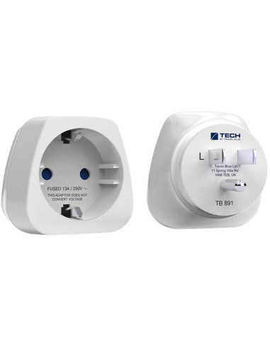 Travel blue przejściówka adapter shucko -  usa