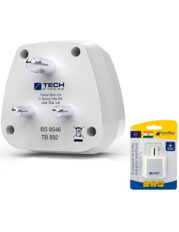 Travel blue przejściówka adapter shucko -  indie