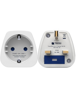 Travel blue przejściówka adapter shucko -  uk