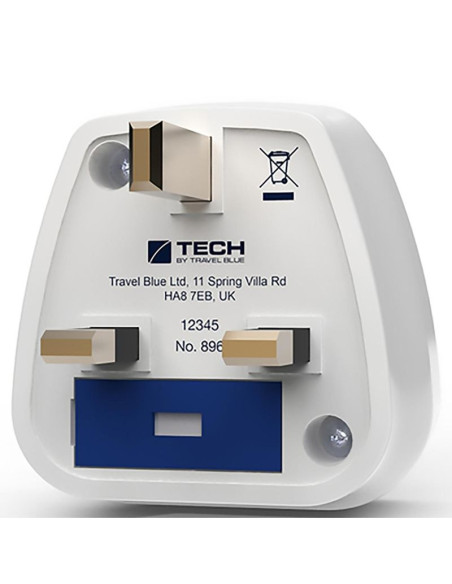 Travel blue przejściówka adapter shucko -  uk
