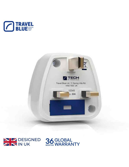 Travel blue przejściówka adapter shucko -  uk
