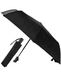 Parasol krótki automatyczny czarny semi line