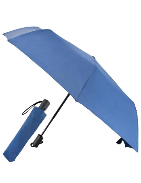 Parasol krótki automatyczny granatowy semi line