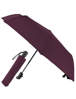 Parasol krótki automatyczny burgundowy semi line