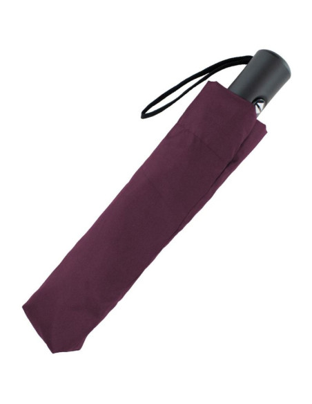 Parasol krótki automatyczny burgundowy semi line