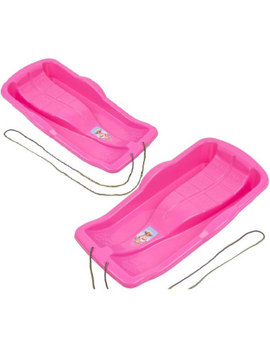 Sanki plastikowe różowe 1064833
