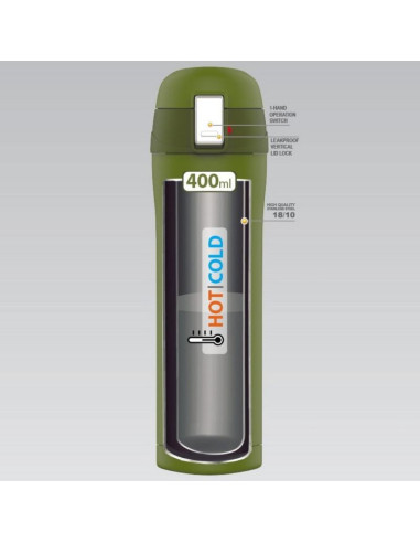Kubek termiczny 400 ml "force" maestro
