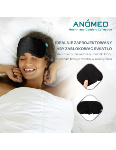 Maska na oczy luxury anomeo