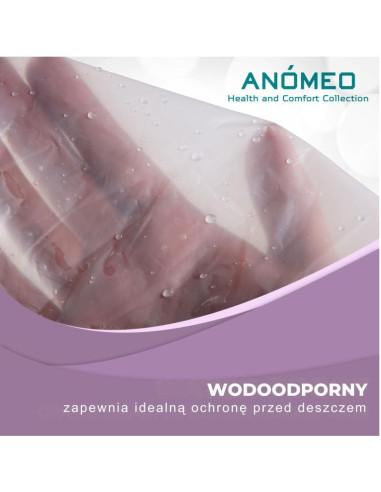 Poncho przeciwdeszczowe mocne anomeo